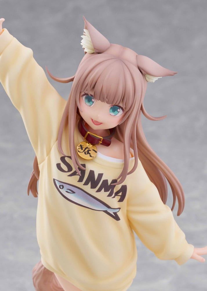 My Cat Is a Kawaii Girl Statue 1/6 Kinako Play With Ver. AmiAmi Limited Edition 21 cm Scalefiguren Yokina