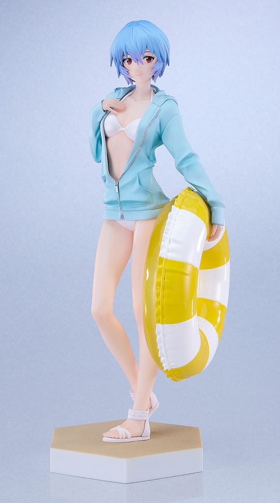 Rebuild of Evangelion Pop Up Parade L PVC Statue Beach Queens: Rei Ayanami 22 cm Prizefiguren Yokina