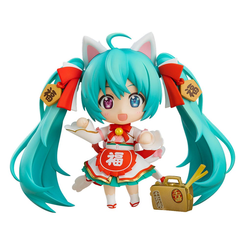 Character Vocal Series 01 Nendoroid Actionfigur Hatsune Miku: Maneki Miku Ver. 10 cm Nendoroids Yokina