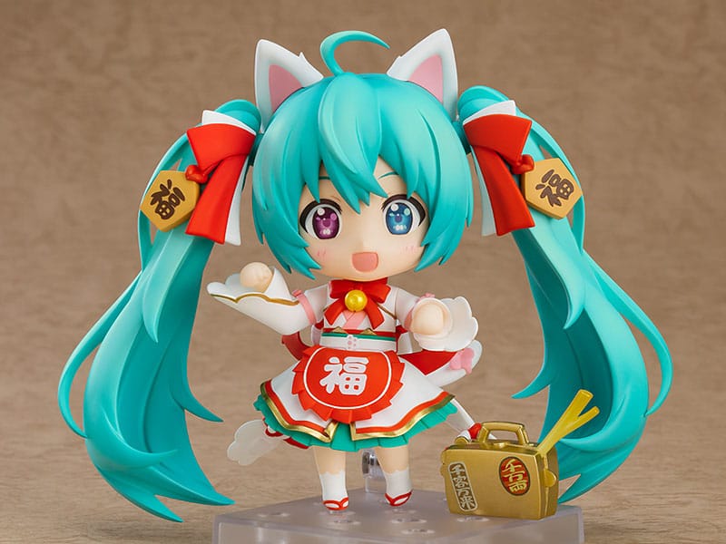 Character Vocal Series 01 Nendoroid Actionfigur Hatsune Miku: Maneki Miku Ver. 10 cm Nendoroids Yokina