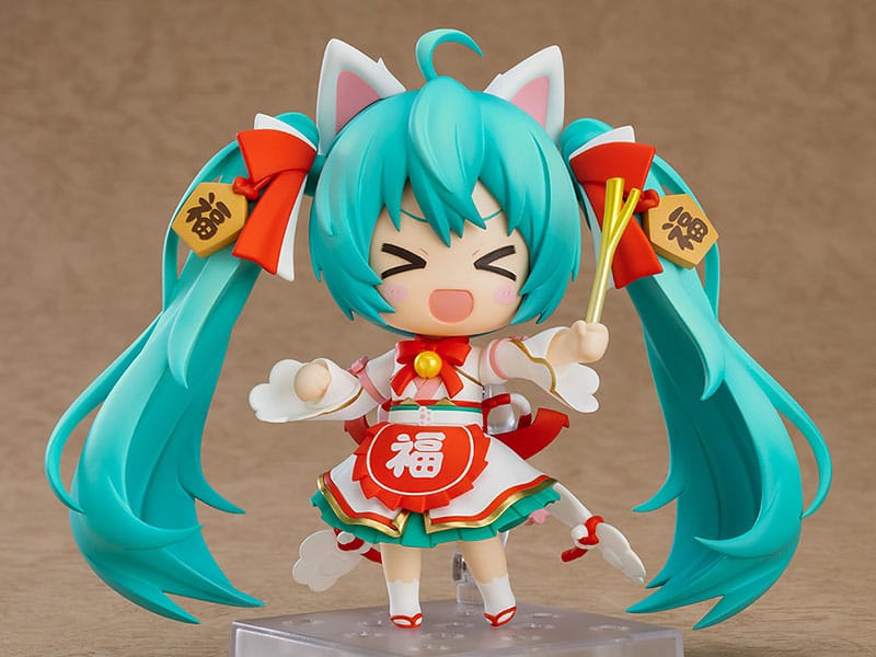 Character Vocal Series 01 Nendoroid Actionfigur Hatsune Miku: Maneki Miku Ver. 10 cm Nendoroids Yokina