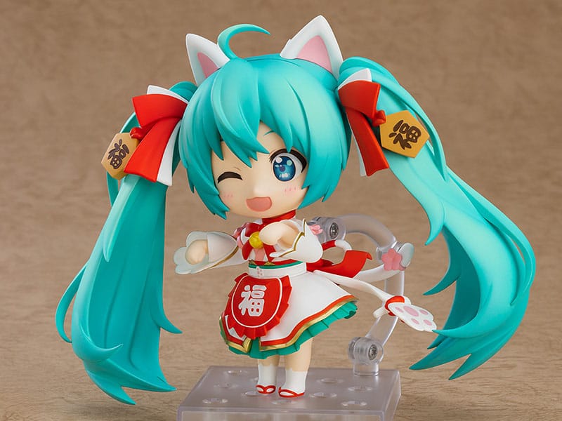 Character Vocal Series 01 Nendoroid Actionfigur Hatsune Miku: Maneki Miku Ver. 10 cm Nendoroids Yokina