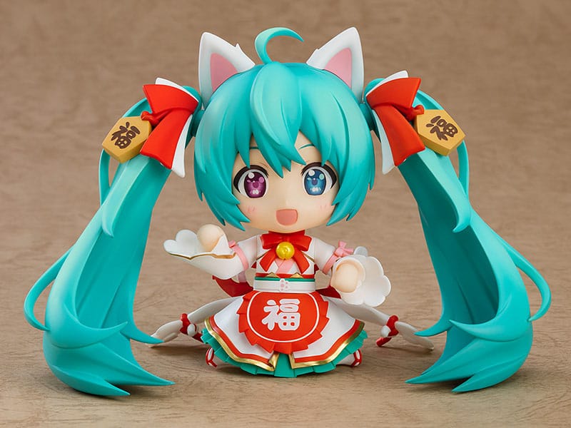 Character Vocal Series 01 Nendoroid Actionfigur Hatsune Miku: Maneki Miku Ver. 10 cm Nendoroids Yokina