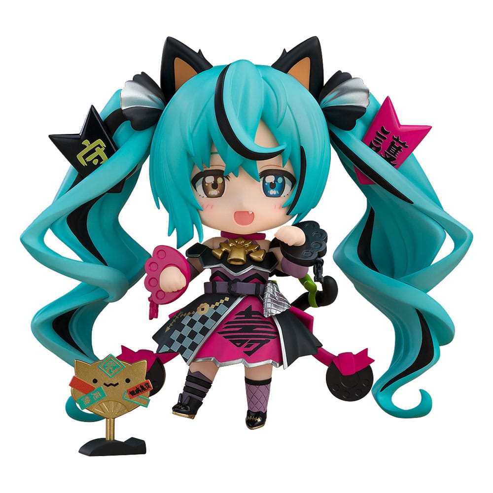Character Vocal Series 01 Nendoroid Actionfigur Hatsune Miku: Black Maneki Miku Ver. 10 cm Nendoroids Yokina