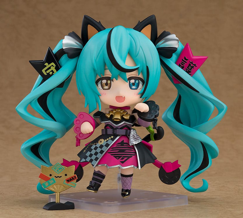 Character Vocal Series 01 Nendoroid Actionfigur Hatsune Miku: Black Maneki Miku Ver. 10 cm Nendoroids Yokina