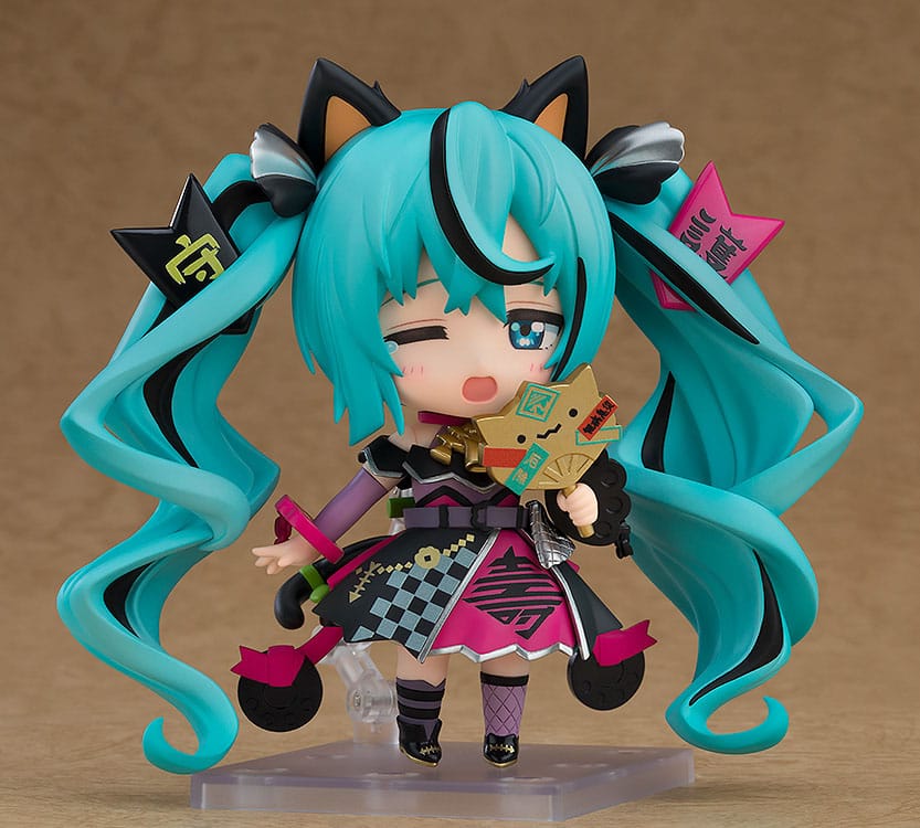 Character Vocal Series 01 Nendoroid Actionfigur Hatsune Miku: Black Maneki Miku Ver. 10 cm Nendoroids Yokina