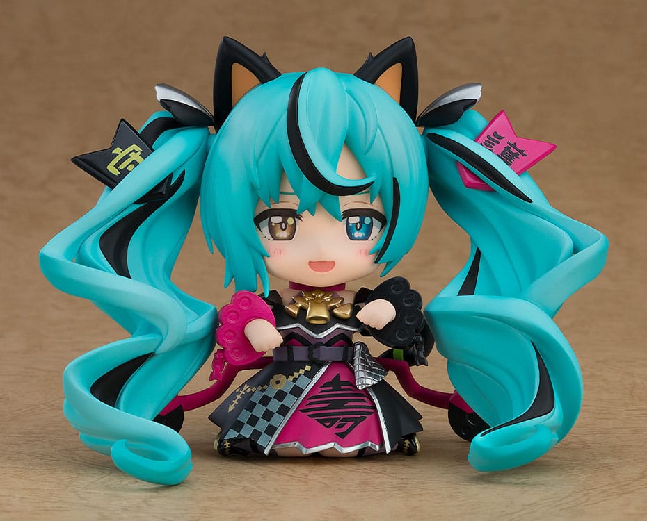 Character Vocal Series 01 Nendoroid Actionfigur Hatsune Miku: Black Maneki Miku Ver. 10 cm Nendoroids Yokina
