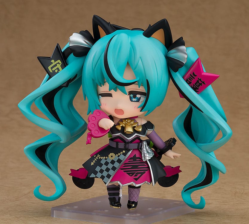 Character Vocal Series 01 Nendoroid Actionfigur Hatsune Miku: Black Maneki Miku Ver. 10 cm Nendoroids Yokina