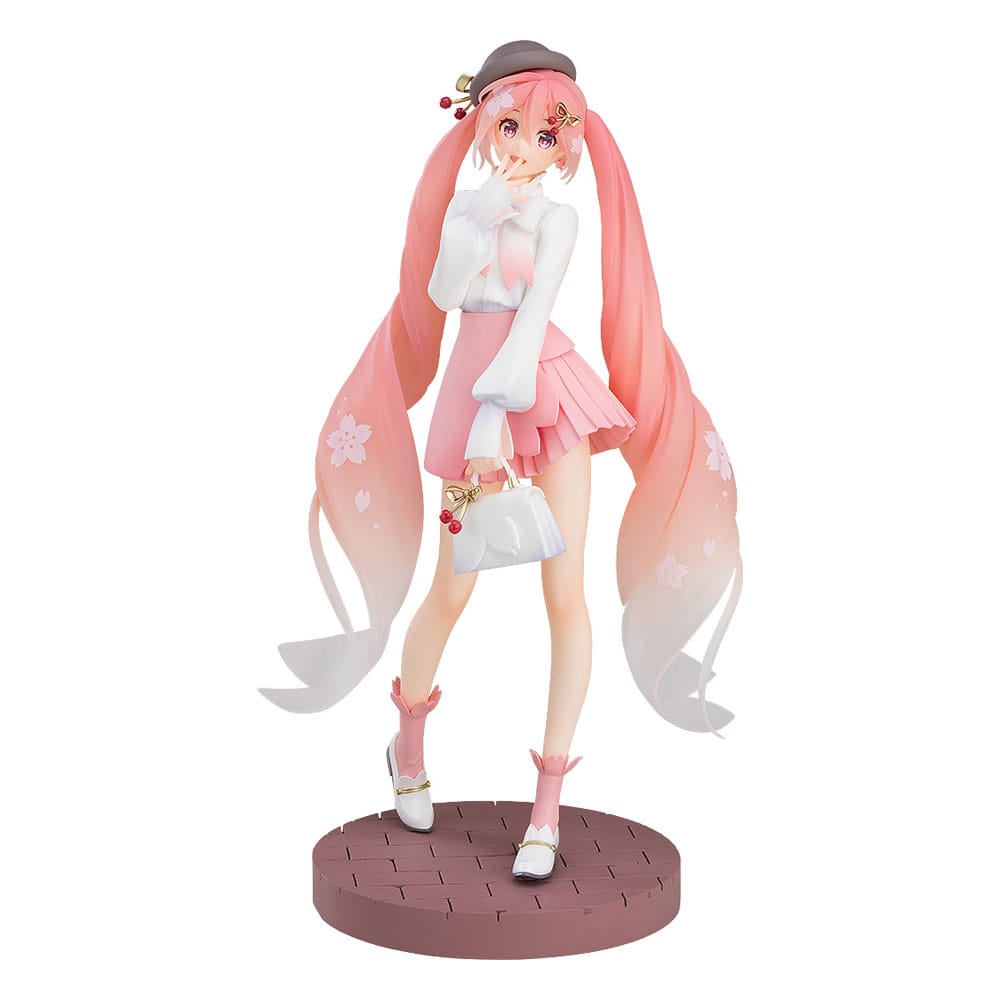 Character Vocal Series 01: Hatsune Miku Pop Up Parade PVC Statue Sakura Miku: Hanami Outfit Ver. 23 cm Prizefiguren Yokina