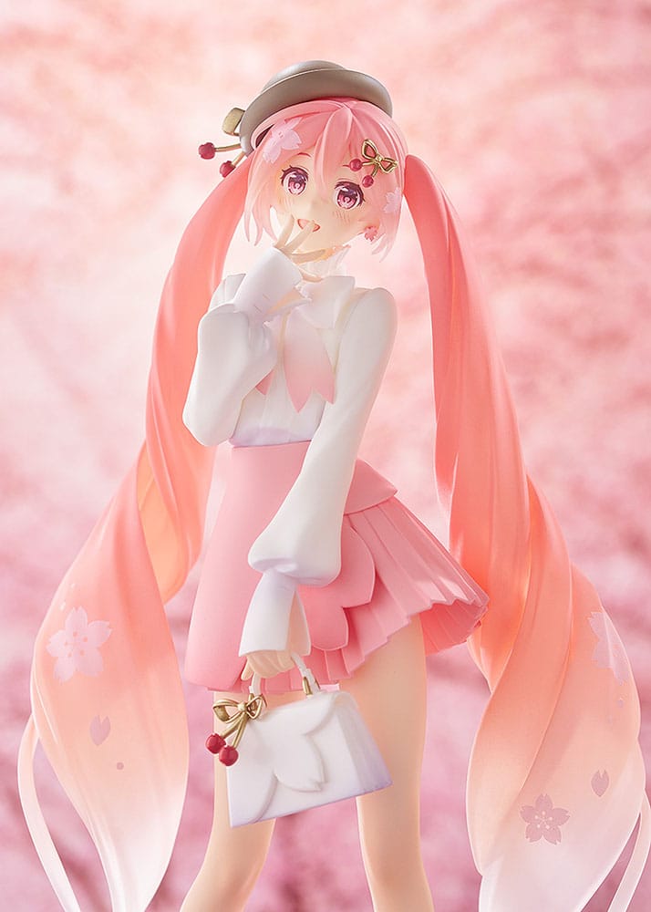Character Vocal Series 01: Hatsune Miku Pop Up Parade PVC Statue Sakura Miku: Hanami Outfit Ver. 23 cm Prizefiguren Yokina