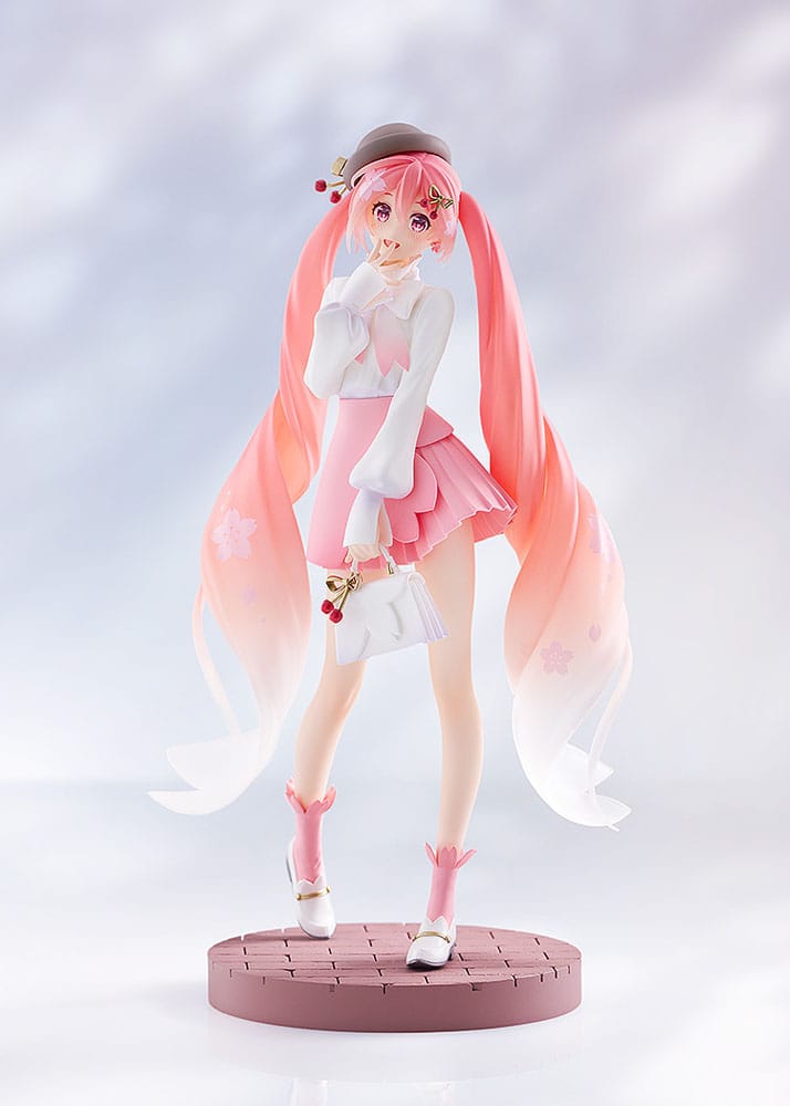 Character Vocal Series 01: Hatsune Miku Pop Up Parade PVC Statue Sakura Miku: Hanami Outfit Ver. 23 cm Prizefiguren Yokina
