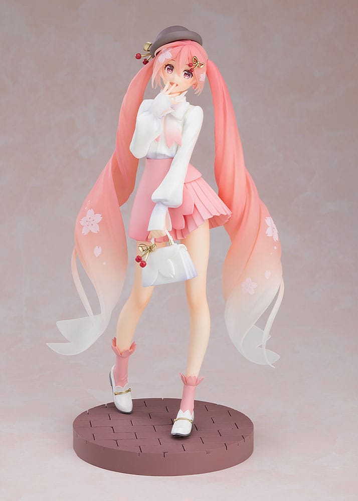 Character Vocal Series 01: Hatsune Miku Pop Up Parade PVC Statue Sakura Miku: Hanami Outfit Ver. 23 cm Prizefiguren Yokina
