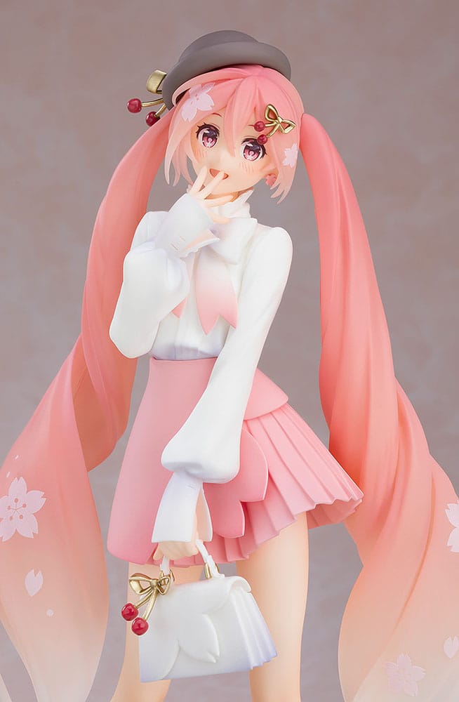 Character Vocal Series 01: Hatsune Miku Pop Up Parade PVC Statue Sakura Miku: Hanami Outfit Ver. 23 cm Prizefiguren Yokina