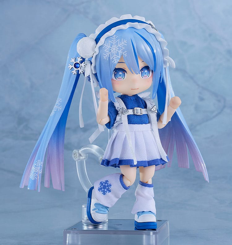 Character Vocal Series 01: Hatsune Miku Nendoroid Doll Actionfigur Snow Miku: Yukiiro Pop Ver. 14 cm Nendoroids Yokina