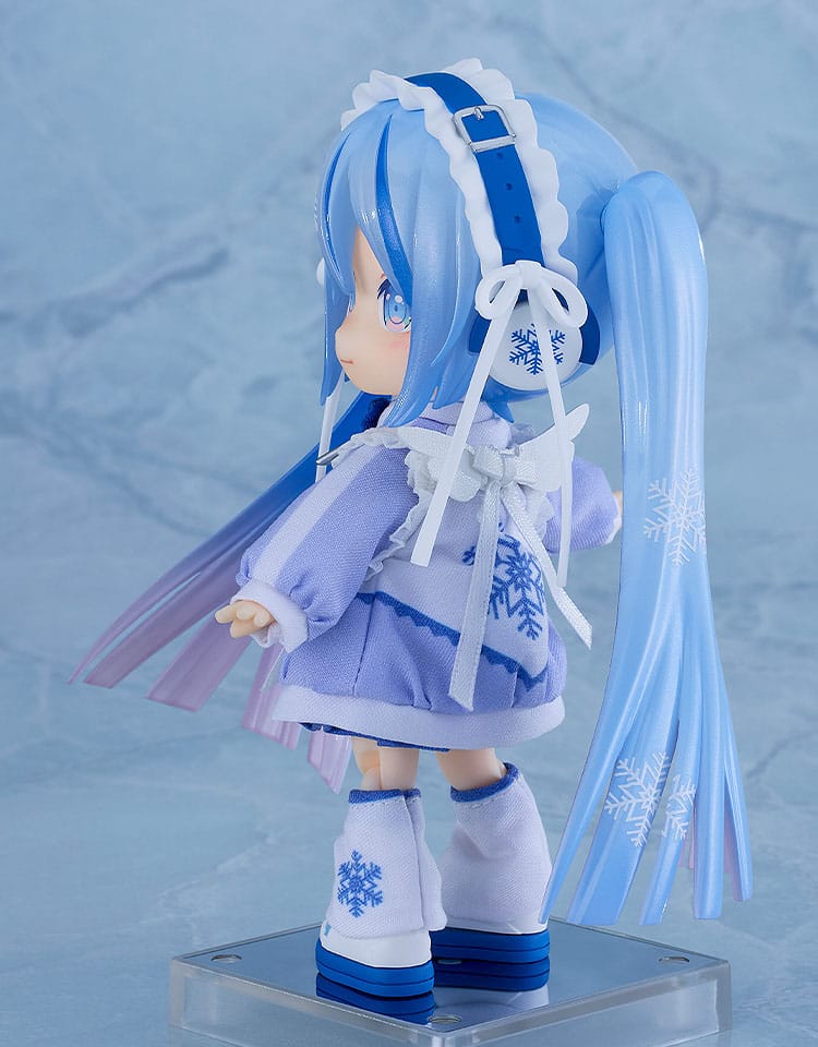 Character Vocal Series 01: Hatsune Miku Nendoroid Doll Actionfigur Snow Miku: Yukiiro Pop Ver. 14 cm Nendoroids Yokina