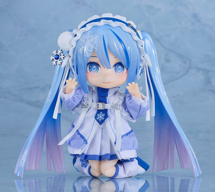 Character Vocal Series 01: Hatsune Miku Nendoroid Doll Actionfigur Snow Miku: Yukiiro Pop Ver. 14 cm Nendoroids Yokina