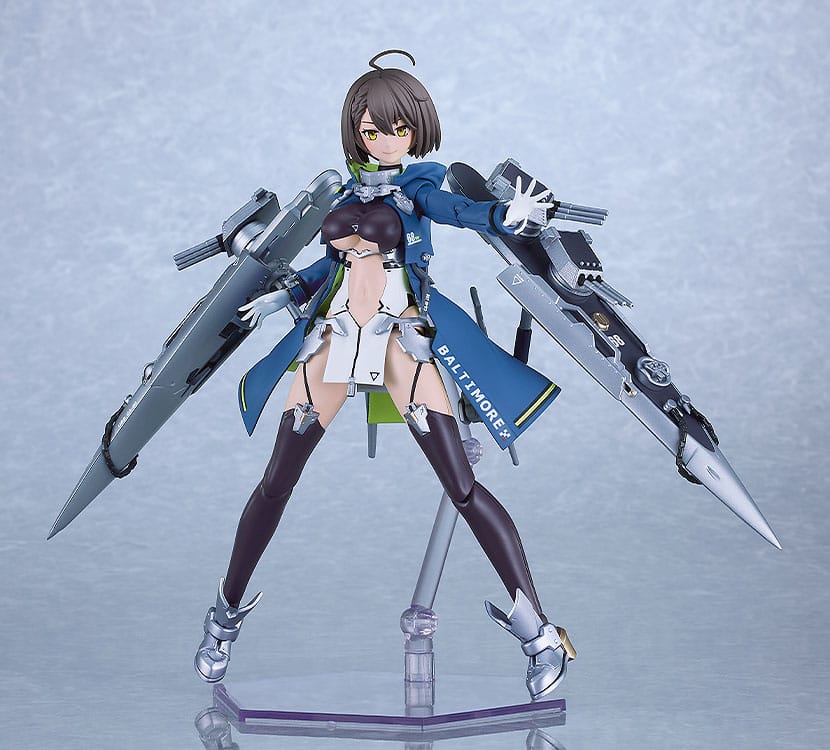 Azur Lane Modellbausatz PLAMATEA Baltimore 16 cm Figmas Yokina