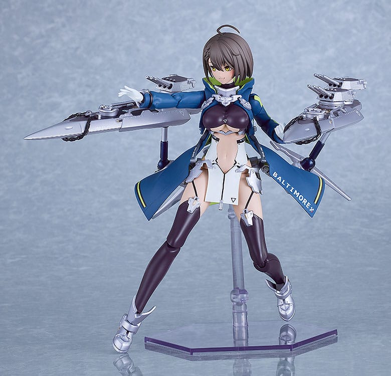 Azur Lane Modellbausatz PLAMATEA Baltimore 16 cm Figmas Yokina