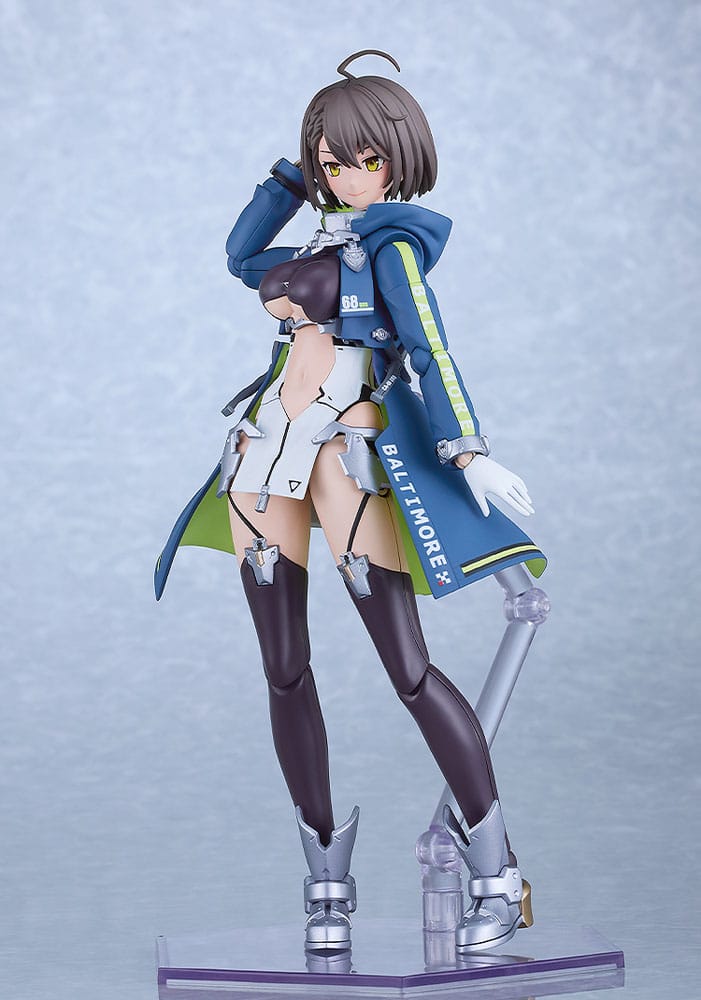 Azur Lane Modellbausatz PLAMATEA Baltimore 16 cm Figmas Yokina