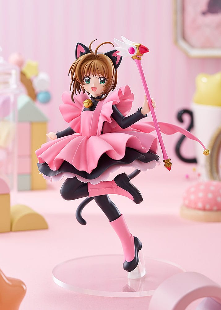 Cardcaptor Sakura Pop Up Parade PVC Statue Sakura Kinomoto: Black Cat Costume Ver. L Size 22 cm Prizefiguren Yokina