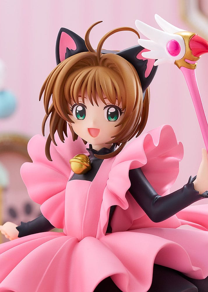 Cardcaptor Sakura Pop Up Parade PVC Statue Sakura Kinomoto: Black Cat Costume Ver. L Size 22 cm Prizefiguren Yokina