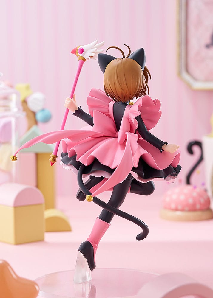 Cardcaptor Sakura Pop Up Parade PVC Statue Sakura Kinomoto: Black Cat Costume Ver. L Size 22 cm Prizefiguren Yokina