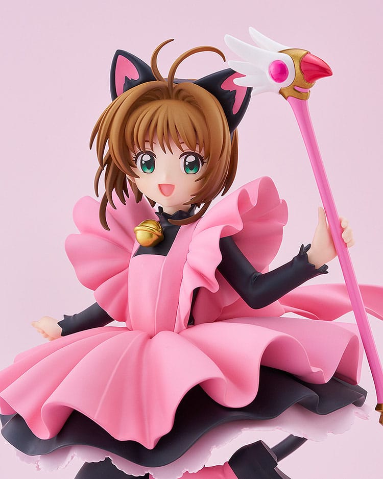 Cardcaptor Sakura Pop Up Parade PVC Statue Sakura Kinomoto: Black Cat Costume Ver. L Size 22 cm Prizefiguren Yokina