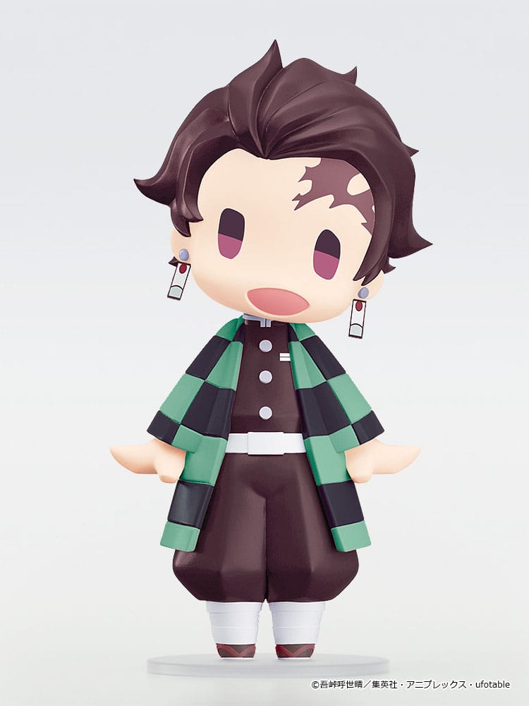 Demon Slayer: Kimetsu no Yaiba HELLO! GOOD SMILE Actionfigur Tanjiro Kamado 10 cm Prizefiguren Yokina