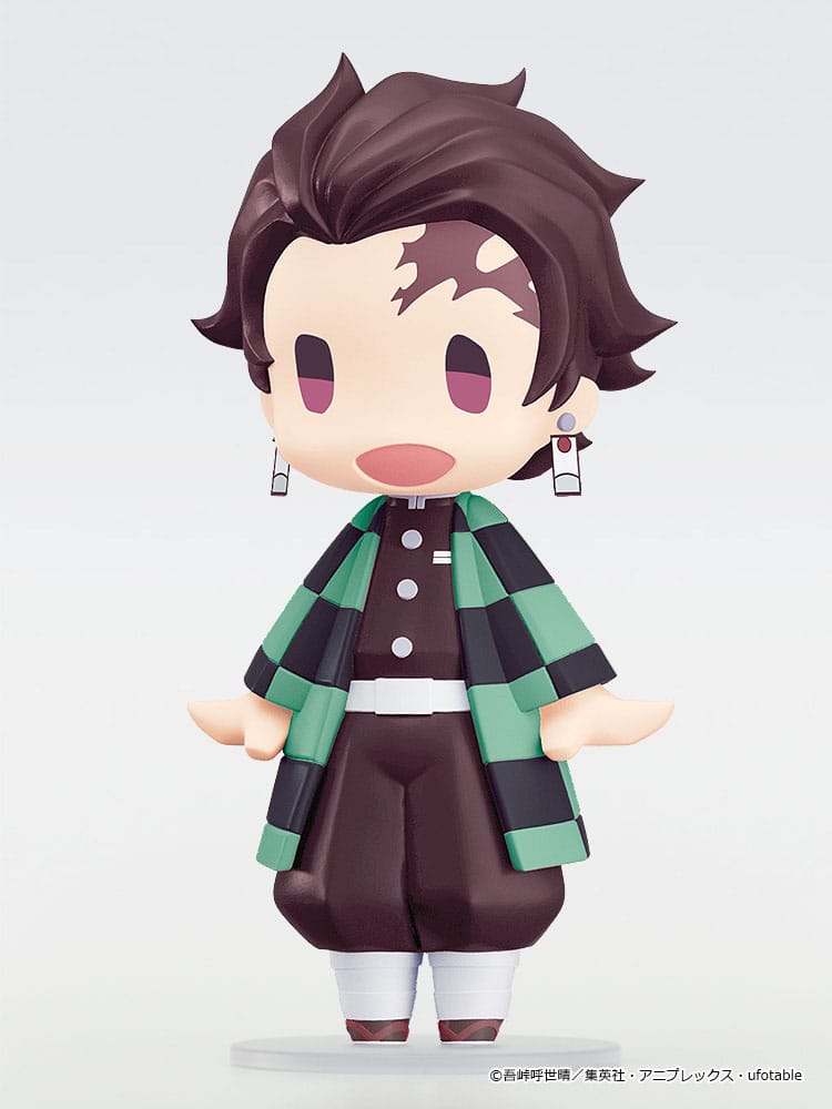 Demon Slayer: Kimetsu no Yaiba HELLO! GOOD SMILE Actionfigur Tanjiro Kamado 10 cm Prizefiguren Yokina