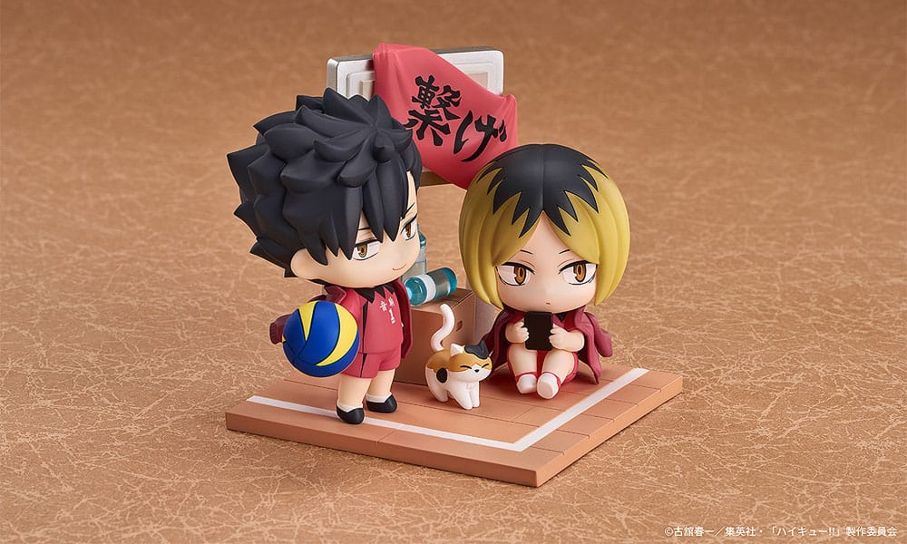 Haikyu!! Minifiguren Qset 2er-Pack Tetsuro Kuroo & Kenma Kozume 9 cm Minifiguren Yokina