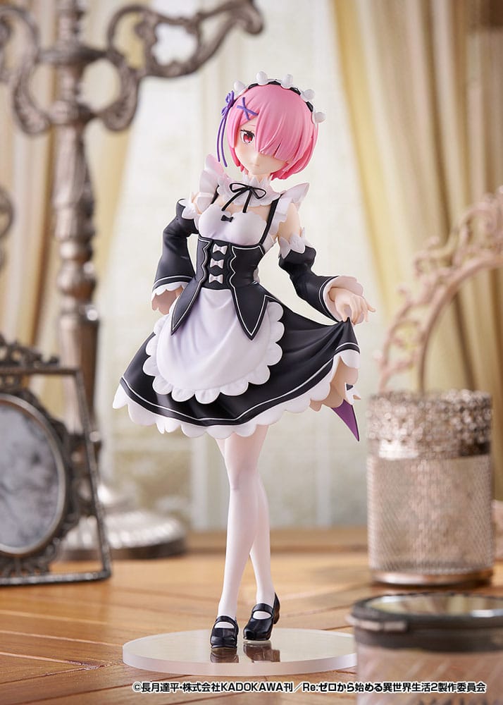 Re:Zero Starting Life in Another World Pop Up Parade PVC Statue Ram L Size 22 cm Prizefiguren Yokina