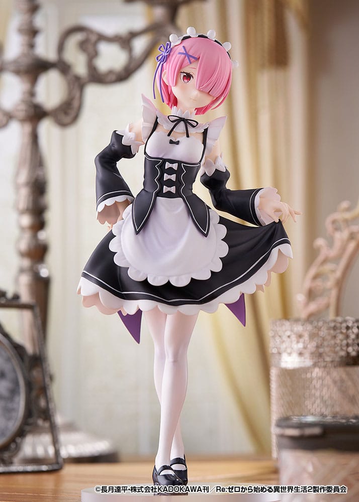 Re:Zero Starting Life in Another World Pop Up Parade PVC Statue Ram L Size 22 cm Prizefiguren Yokina
