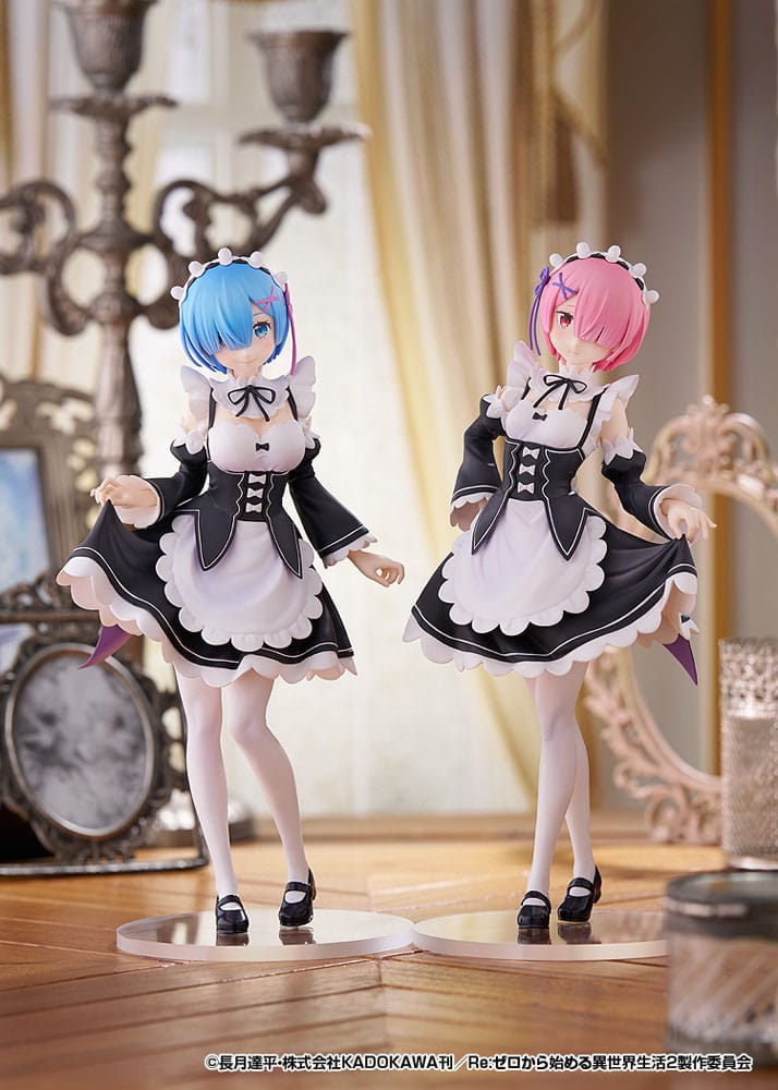 Re:Zero Starting Life in Another World Pop Up Parade PVC Statue Ram L Size 22 cm Prizefiguren Yokina