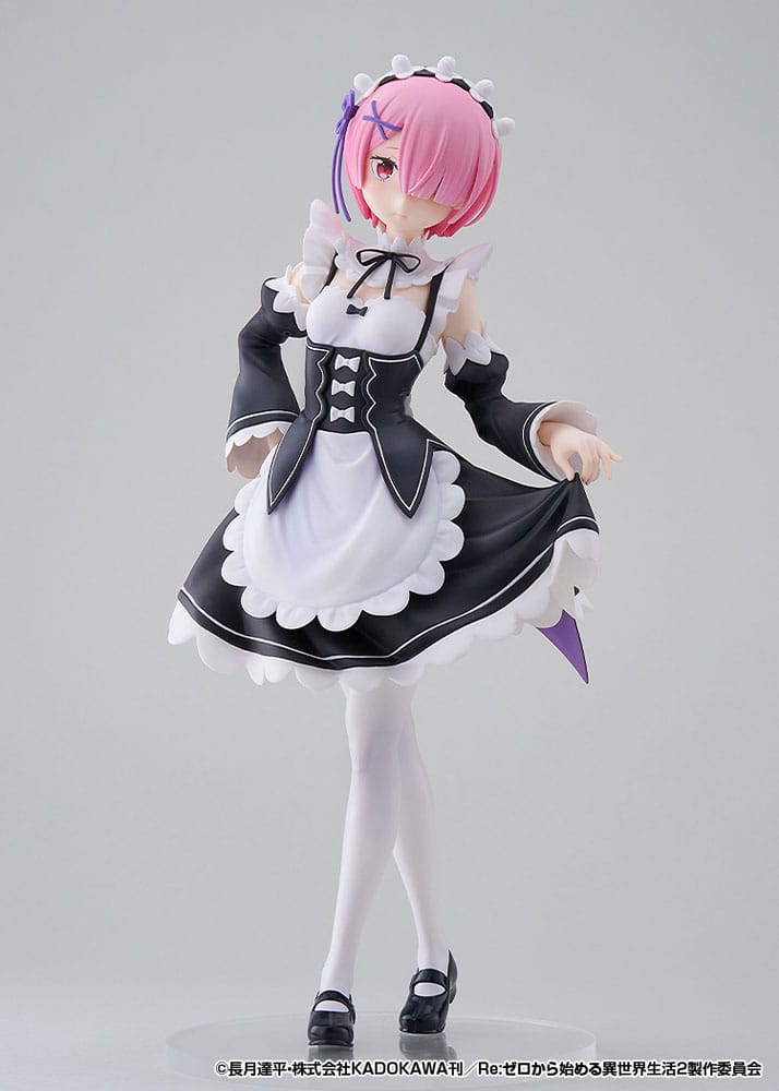 Re:Zero Starting Life in Another World Pop Up Parade PVC Statue Ram L Size 22 cm Prizefiguren Yokina