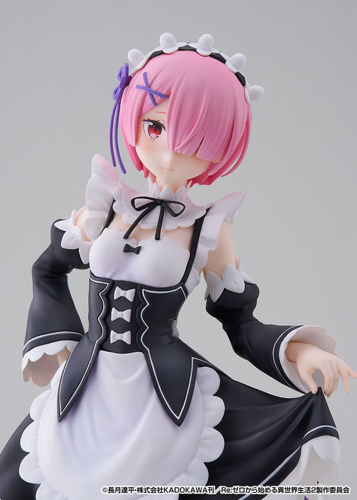 Re:Zero Starting Life in Another World Pop Up Parade PVC Statue Ram L Size 22 cm Prizefiguren Yokina