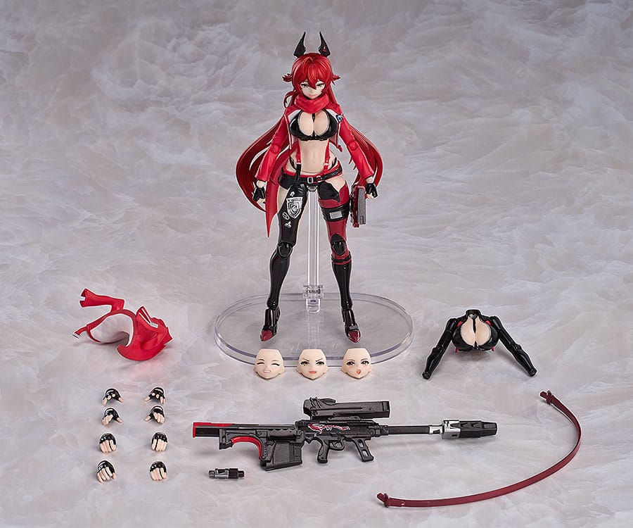 Goddess of Victory: Nikke PVC Figma Actionfigur Hyper Body Red Hood 15 cm Figmas Yokina