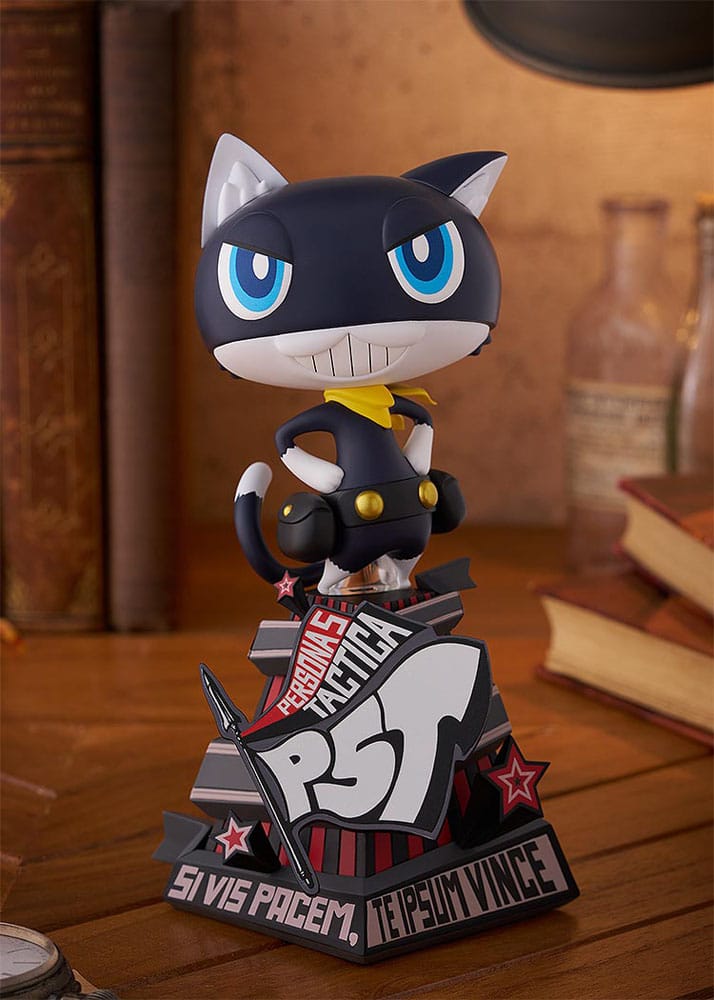 Persona 5 Tactica Pop Up Parade PVC Statue Morgana L Size 18 cm Prizefiguren Yokina