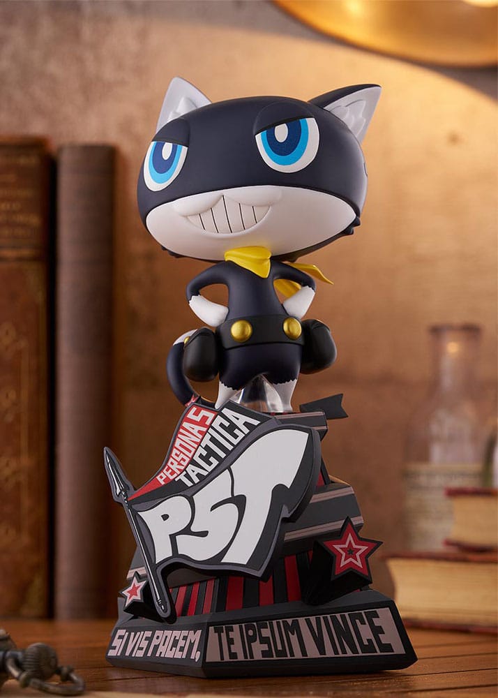 Persona 5 Tactica Pop Up Parade PVC Statue Morgana L Size 18 cm Prizefiguren Yokina
