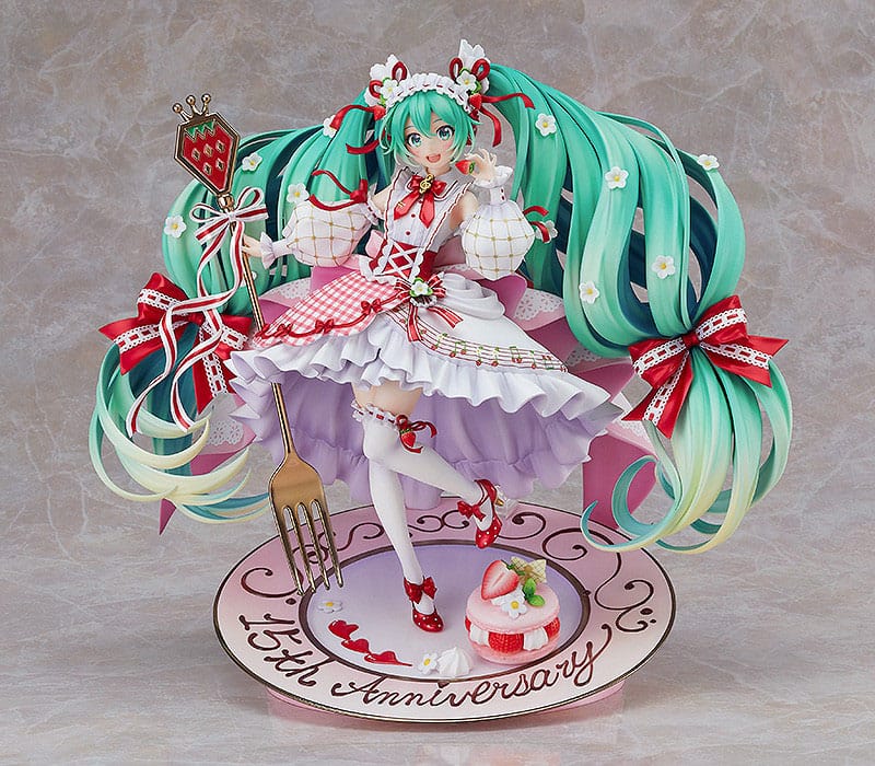 Character Vocal Series 01: Hatsune Miku PVC Statue 1/7 Hatsune Miku: 15th Anniversary Ver. 29 cm Scalefiguren Yokina