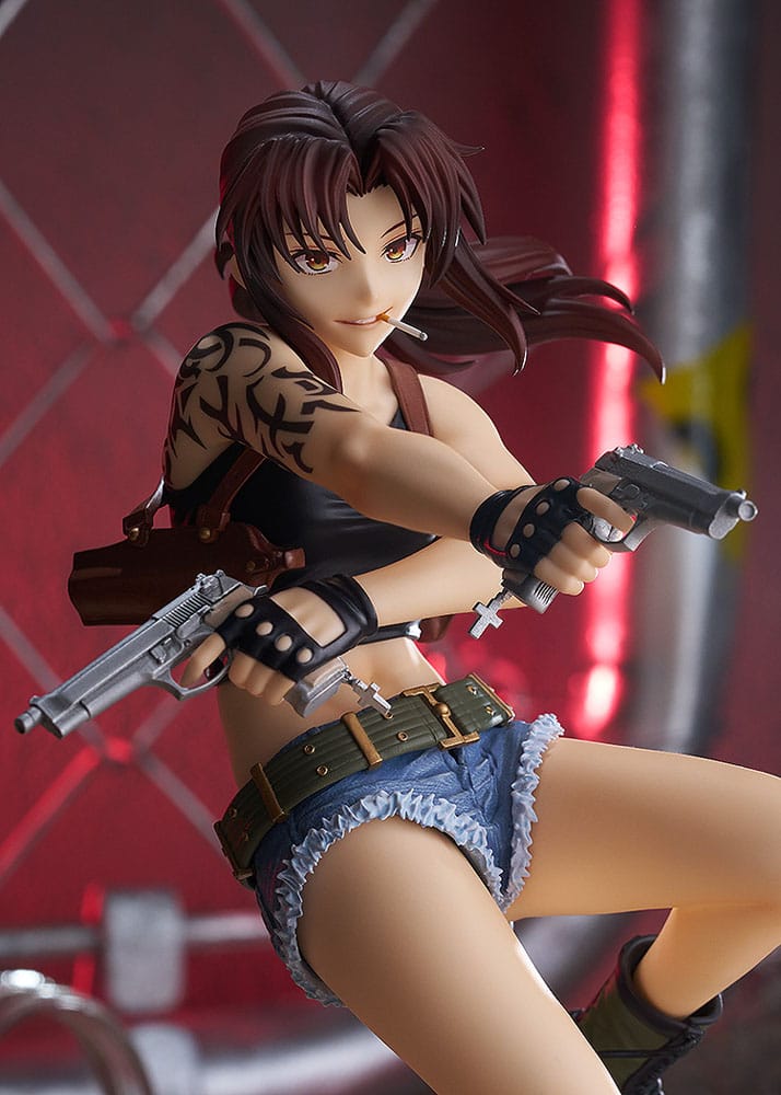Black Lagoon Pop Up Parade PVC Statue Revy L Size 21 cm Prizefiguren Yokina