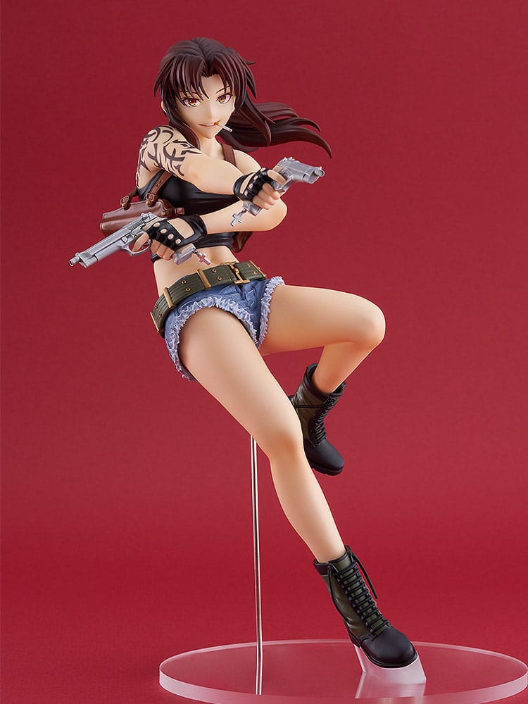 Black Lagoon Pop Up Parade PVC Statue Revy L Size 21 cm Prizefiguren Yokina