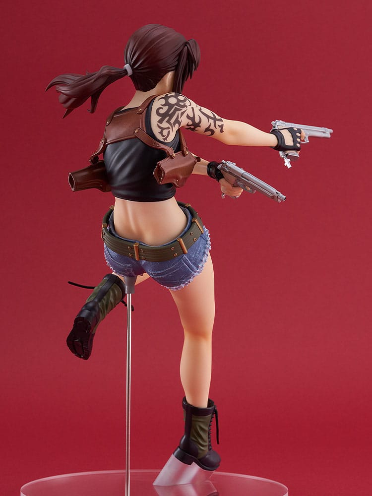 Black Lagoon Pop Up Parade PVC Statue Revy L Size 21 cm Prizefiguren Yokina