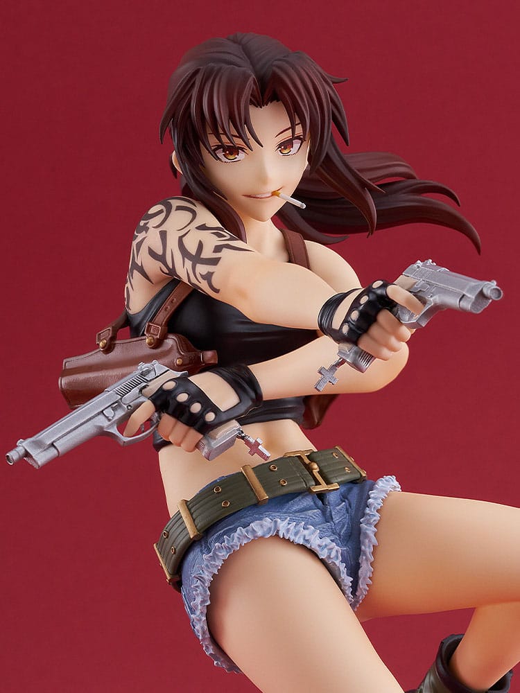Black Lagoon Pop Up Parade PVC Statue Revy L Size 21 cm Prizefiguren Yokina
