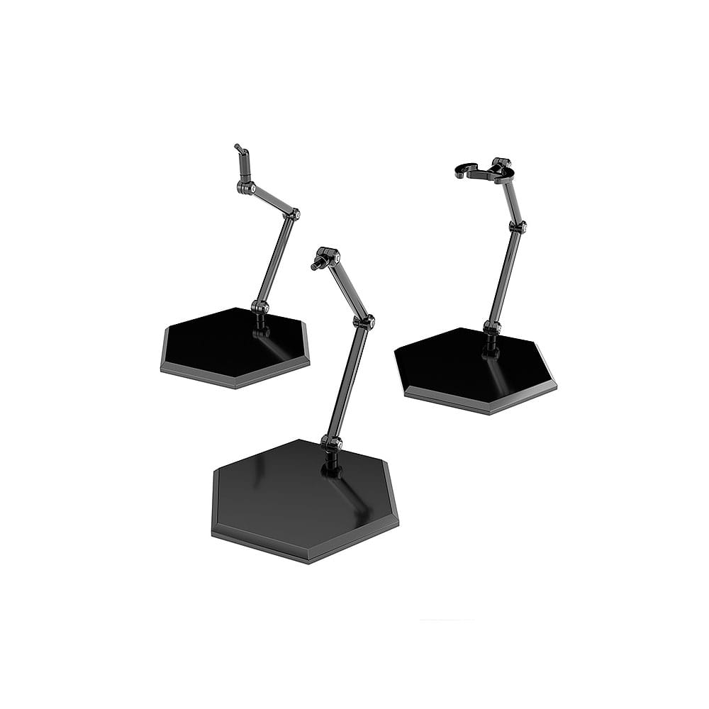 The Simple Stand Mini Nendoroid More Figurenständer Black Hex Type 3er-Pack Figurenständer Yokina