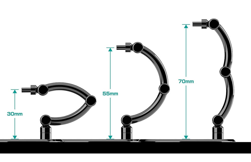The Simple Stand Mini Nendoroid More Figurenständer mini Black 4er-Pack Figurenständer Yokina