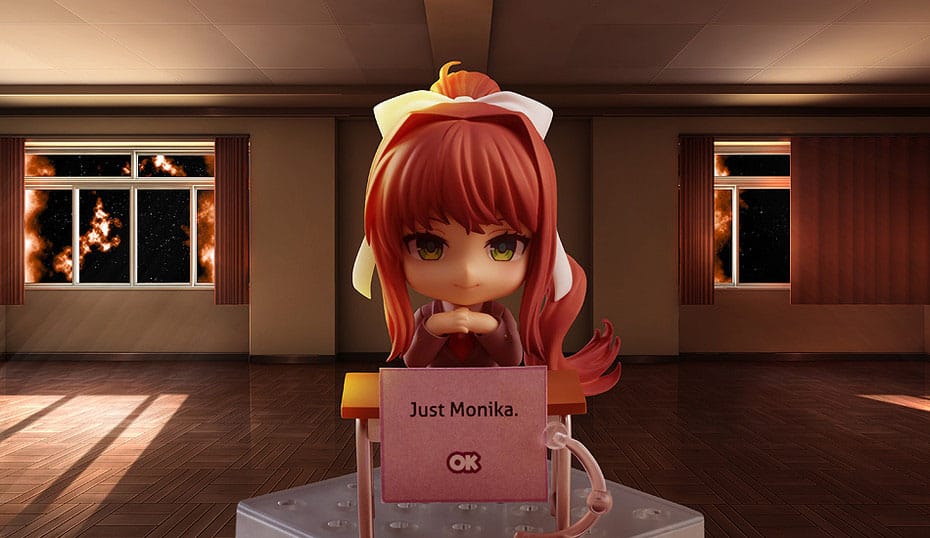 Doki Doki Literature Club! Nendoroid Actionfigur Monika (Rerelease) 10 cm Nendoroids Yokina