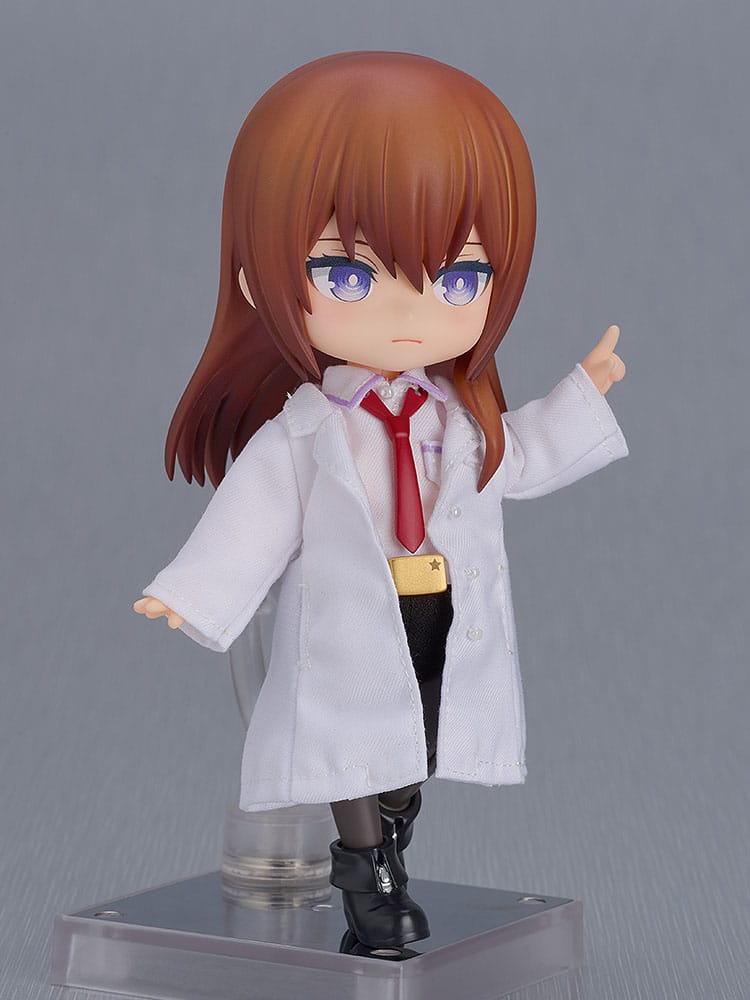 Steins;Gate Nendoroid Zubehör-Set für Nendoroid Doll Actionfiguren Outfit Set: Kurisu Makise: Lab Coat Ver. Figurenzubehör Yokina