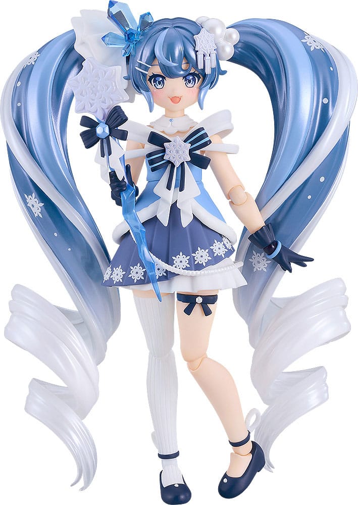 Character Vocal Series 01: Hatsune Miku Figma Actionfigur Snow Miku: Crystal Snow Ver. 13 cm Figmas Yokina