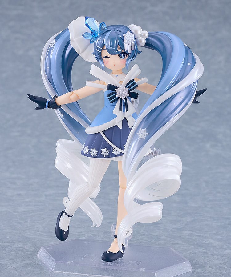 Character Vocal Series 01: Hatsune Miku Figma Actionfigur Snow Miku: Crystal Snow Ver. 13 cm Figmas Yokina
