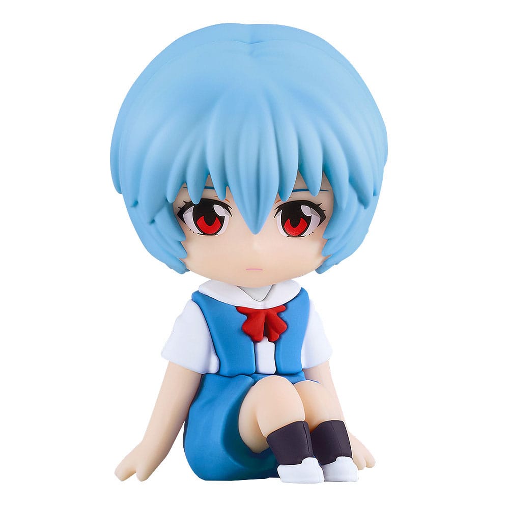 Rebuild of Evangelion Rubber Mascot Nendroid Plus Minifigur Rei Ayanami 8 cm Minifiguren Yokina